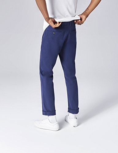 find. Pantalones Chinos para Hombre, Azul (Navy), W32/L34 (Talla del fabricante: 32)