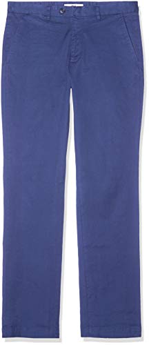 find. Pantalones Chinos para Hombre, Azul (Navy), W32/L34 (Talla del fabricante: 32)