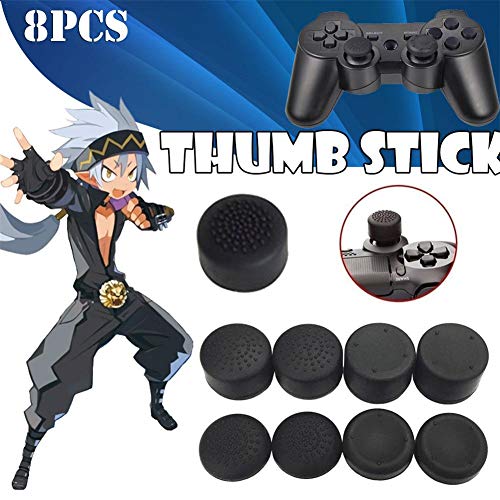 Finelyty 8 Unids Silicona Thumb Grip Stick Analógico Joystick Cap Proteger Cubierta para PS3 PS4 Xbox 360 Xbox One Game Controller