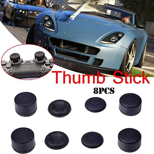 Finelyty 8 Unids Silicona Thumb Grip Stick Analógico Joystick Cap Proteger Cubierta para PS3 PS4 Xbox 360 Xbox One Game Controller