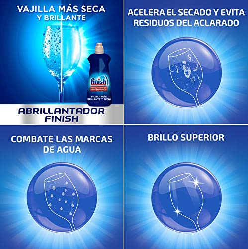 Finish Abrillantador Lavavajillas Regular, 800 ml, 160 dosis