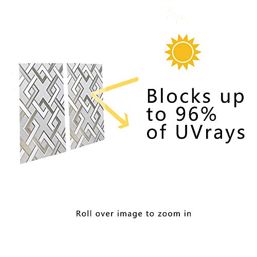Finnez Vinilos para Ventanas Privacidad - Película de Vidrio de Adhesión Electrostática, Vinilo Cristal Esmerilada, Anti-96% UV, para Decorar la Cocina, Dormitorio (Patrón Cuadrado) (90 × 200 cm)