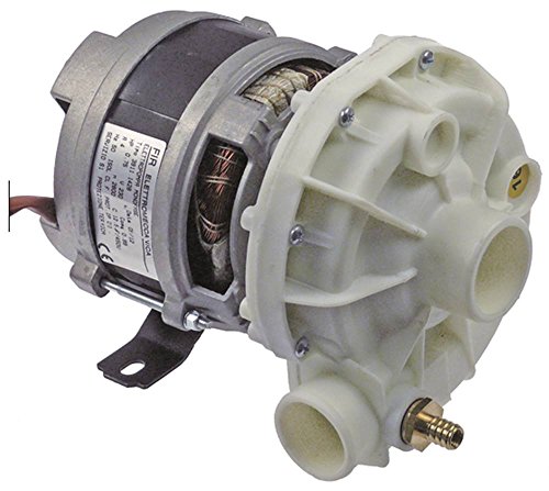 FIR 3911.1428 - Bomba para lavavajillas Sammic SL-290B, SL-350B, SL-550B, SL-550BP (0,75 CV, 230 V, entrada de 45 mm de diámetro, salida de 40 mm, 50 Hz)