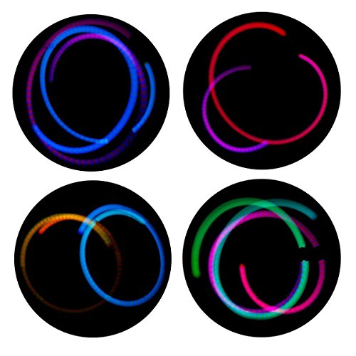 Firetoys Slow Fade Multi-Coloured LED Glow Poi & Firetoys Bag by Firetoys.com