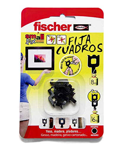 fischer 518168 colgador de cuadros negros
