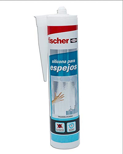 Fischer Silicona Espejos Translucida (Cartucho 300 ml), 036556