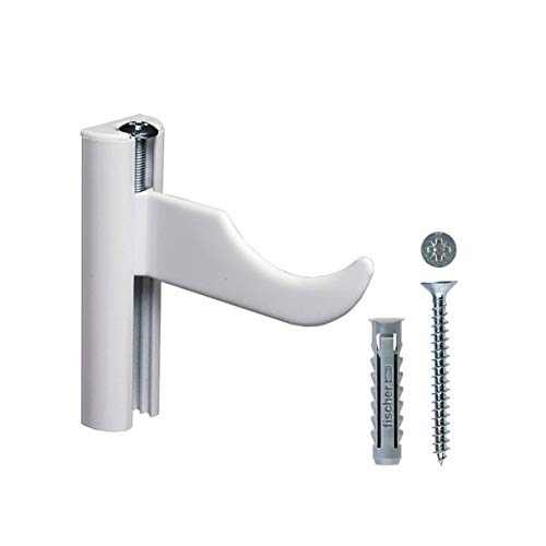Fischer TX 537955 - Estante para radiadores y radiadores tubulares de 2 y 3 columnas para paredes de yeso
