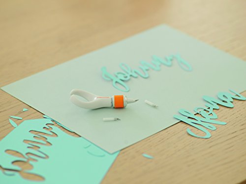 Fiskars Mini Cúter de Precisión con Cuchilla Pivotante, para diestros y zurdos, Longitud total: 17,6 cm, Acero de calidad/Plástico, Blanco, 1003756