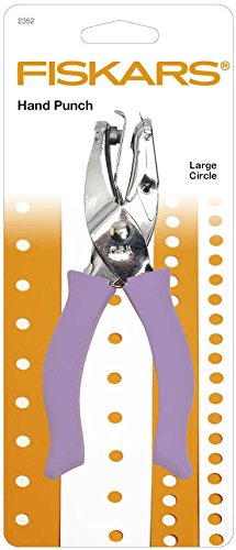 Fiskars Perforadora manual, Para círculos grandes, para diestros y zurdos, 1003818
