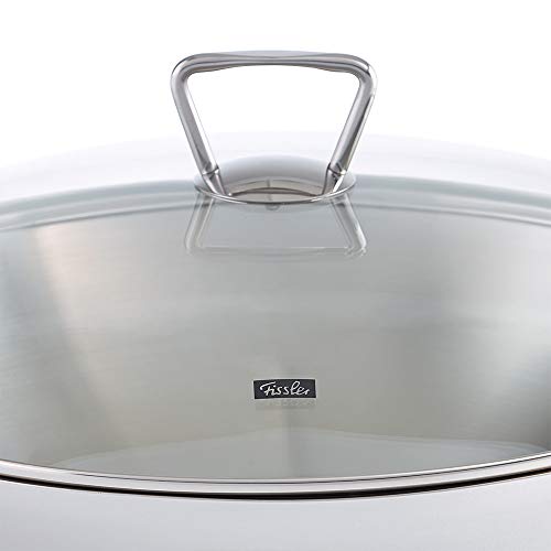 Fissler 06 823 35 001 Kunming - Wok con Tapa de Cristal (35 cm, inducción)