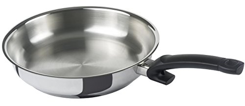 Fissler Crispy Steelux Classic - Sartén para inducción (28 cm)