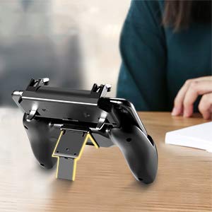 FIYAPOO Mobile Game Controller Compatible para Fortnite PUBG Controlador de Juego Móvil, Apuntar Sensibles para Knives out/Rules of Survival - Joystick Gamepad para Jugar en Android e iPhone
