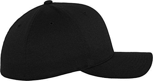 Flexfit Mütze Wooly Combed - Gorra de náutica, Color Negro, Talla DE: L/XL