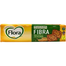 Flora galletas con fibra paquete 185 g
