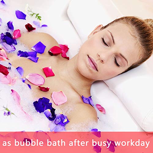 Floral Jabón de Baño Perfumado de Rosa Flores Hechas por la Naturaleza Aceite de Plantas para Navidad Día de San Valentín Día la Madre Día,18 Unids(Colorido)