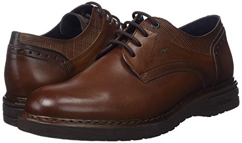Fluchos Warrior, Zapatos de Cordones Derby para Hombre, Marrón (Brezza Pl Saco Camel Café Camel), 45 EU