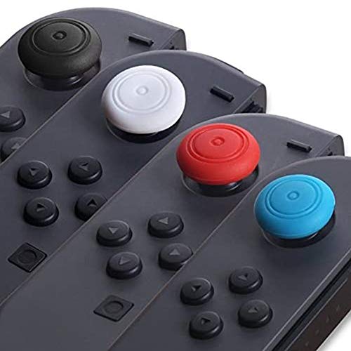 Flysee Kit de Accesorios 13 en 1 Funda de Transporte para Nintendo Switch Protector de Pantalla, Auriculares, Funda para 24 tarjetas de juego, 4 Tapas Empuñadura de Pulgar, 2 cubierta Joy-Con, Negro