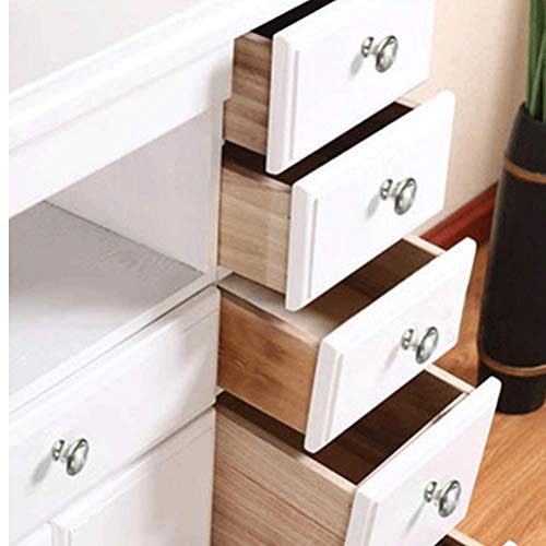 FOCCTS 25pcs Pomos de acero Inoxidable con Tornillos M4*35mm para Alacena Baño Cocina Gabinetes Muebles Cajón de la Oficina Puertas de Ducha