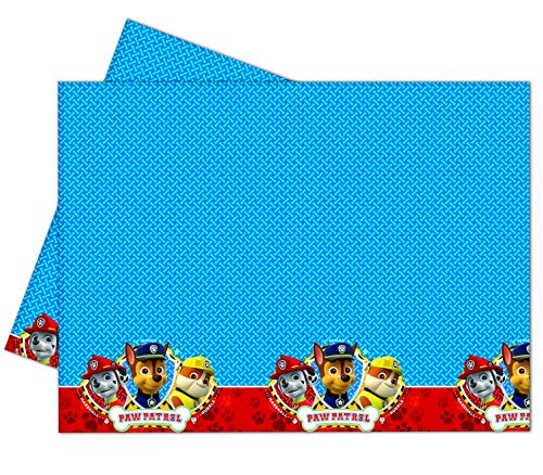 Folat B.V. Mantel de plástico para fiestas con modelo Paw Patrol, 120 x 180 cm, Multicolor