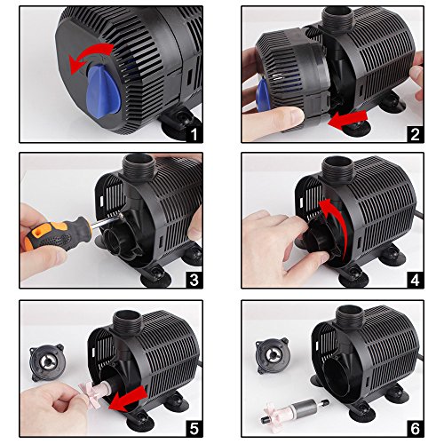 Forever Speed Eco Bomba para Estanque Bomba de filtro Bomba de arroyo Bomba de agua 2300L/H 35 W
