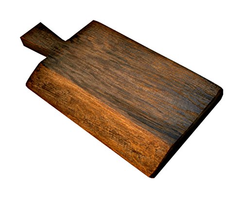 formaw Brentwood 58443 Madera Rústica Cortar/Olivo Dark Board, Mano gemachter, Oscuro marrón/Madera Negro, 30 x 15 x 2 cm
