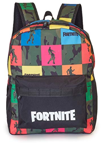 Fortnite Mochilas Escolares Juveniles Para Niños, Mochila Diseño Camuflaje, Bolsa Para el Colegio Viajes Deporte, Merchandising Oficial de Fortnite, Regalos Originales Para Niños Adolescentes
