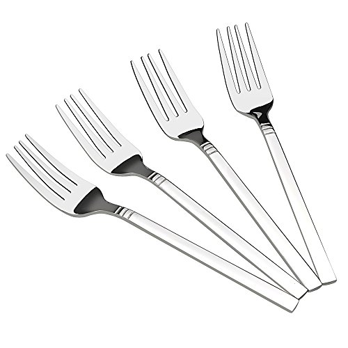 Fosly - Tenedores de postre (12 piezas, acero inoxidable)