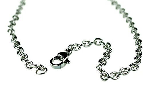 Fragancia regalo TM surgical-grade hypoallegenic 316L acero inoxidable collar de difusor de fragancia, 23.8 "cadena con 4 almohadillas de recambio (silver-lotus Mandala)