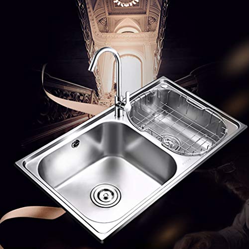 Fregadero de Cocina Fregadero Doble Bajo encimera Tazón de Acero Inoxidable Paquete de Cocina Fregadero de Primera Calidad 11.13