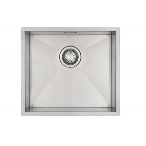 Fregadero de Cocina Mizzo Quadro | Acero Inoxidable 304 | Montaje Bajo o Sobre Encimera o al Ras | Radio 0mm | 1 Seno | Grosor Acero 1.2mm (40x40)
