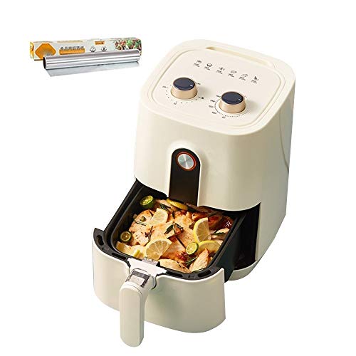 Freidora Aire Caliente Con , Acero Inoxidable / De Doble Torsión Compact Air Freidora Doble Capa De Split Canasta Freidora / 9 Espiral Cuchillas / Aceite De La Freidora Menos / 1-4 Personas Barbacoa /