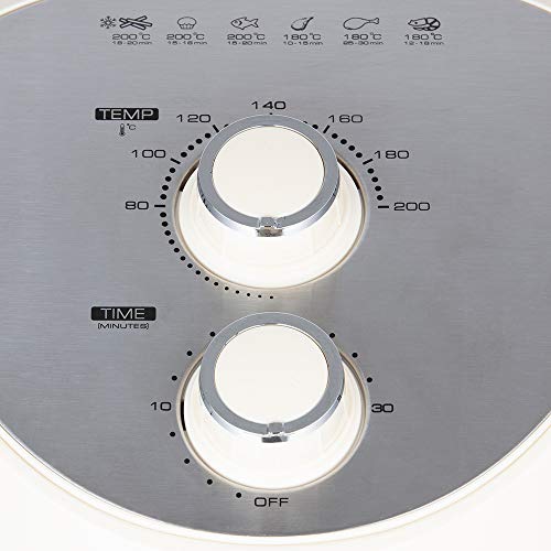 Freidora Swan saludable, bajo contenido en grasa, rápida circulación del aire Manual 5L 5 litros crema