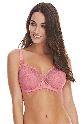 Freya - Sujetador con encaje para escotes pronunciados Rosa Caramelo 80D