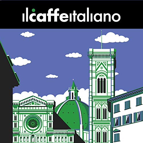 FRHOME - Caffitaly 100 Càpsulas compatibles - Il Caffè Italiano - Mezcla Firenze Intensidad 9