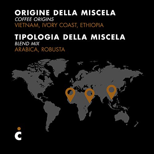 FRHOME - Caffitaly 6,8 x 100 Càpsulas compatibles - Il Caffè Italiano - Mezcla Napoli Intensidad 12