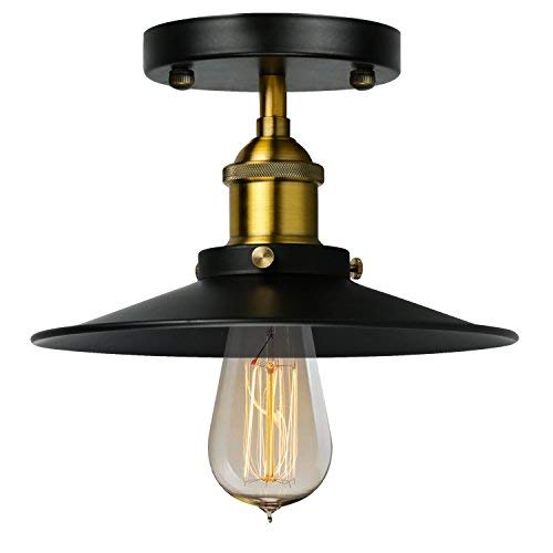 frideko Vintage Industrial Edison Metal lámpara Loft lámpara de techo para casa oficina Restaurante Café, tipo A 40.00 W 110.00 voltsV