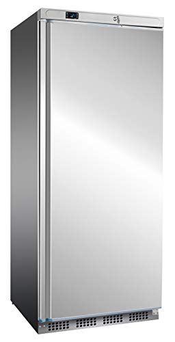 Frigorífico de acero inoxidable de 520 litros, para gastronomía, frigorífico industrial, frigorífico estándar, 777 x 695 x 1895 mm