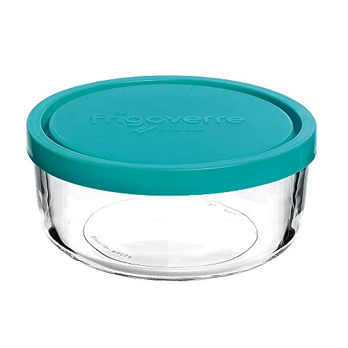 Frigoverre J600104 - Recipiente Redondo 18cm.bajo T.Azul