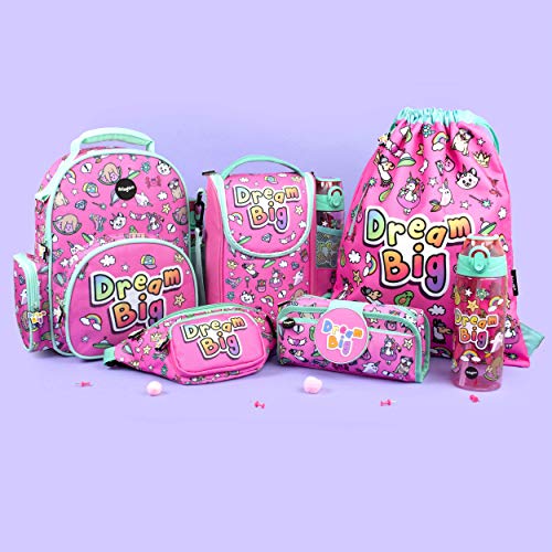 Fringoo - Mochila para Chicas | Diseñada para Niñas y Chiquillas Escuela o la Guardería | Lavable - Sueña Alto