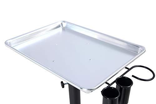 FRNIAMC - Bandeja rodante para salón de belleza, con ruedas y soporte para herramientas para peluquería, clínica, salón de belleza, tatuaje