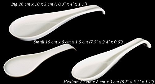 fromeuropewithlove Lily of the Valley - Reposa cucharas de cerámica de porcelana lirios con soporte para cuchara grande, decorado a mano en Reino Unido