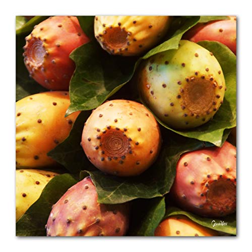 Frutas 3 - XXL - Cuadro de pared (2 cm, 50 x 50 cm), diseño de frutas