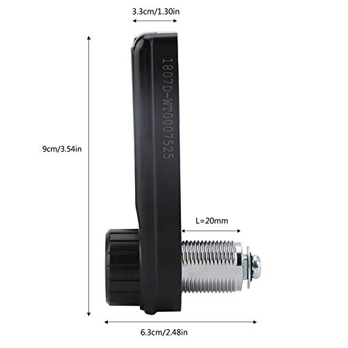 FTVOGUE Touch Digital Keypad Lock Cerradura electrónica Cerradura de la contraseña Bloqueo de acceso Gabinete de seguridad Armario codificado(L=20)