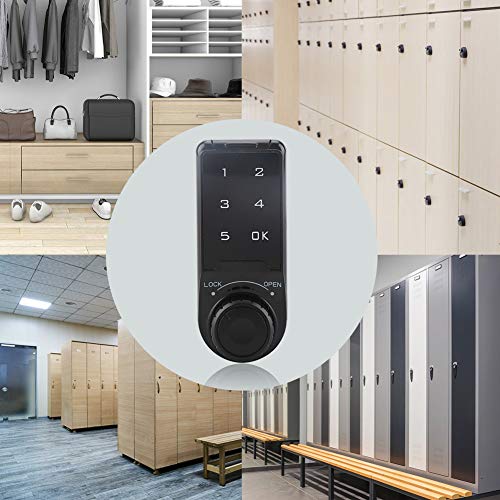 FTVOGUE Touch Digital Keypad Lock Cerradura electrónica Cerradura de la contraseña Bloqueo de acceso Gabinete de seguridad Armario codificado(L=20)