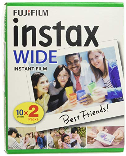 Fujifilm Instax - Set de 5 Cajas de 20 carretes (100 Fotos Formato Ancho) para Fuji Instax 210
