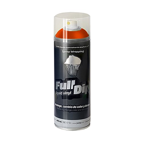 FullDip FLD0206 Vinilo Líquido, Naranja Metalizado, 400 ml