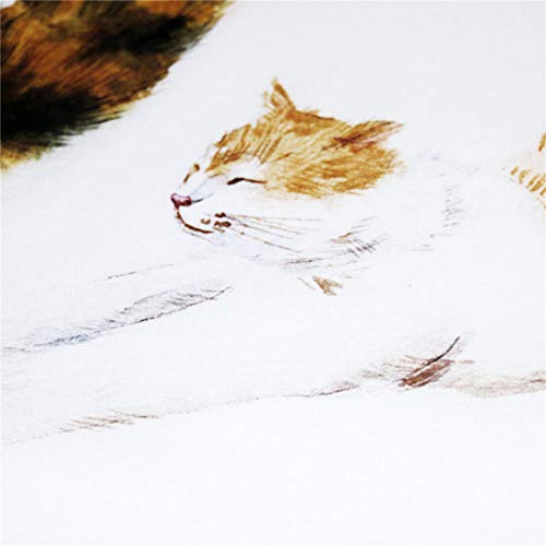 Funda Nórdica Lindo Gato Mascota200X200Cm Hipoalergénica Refrescante Polyester Juego De Ropa De Cama 1 Funda Nórdica 2 Funda De Almohada Moda Inicio Ropa De Cama