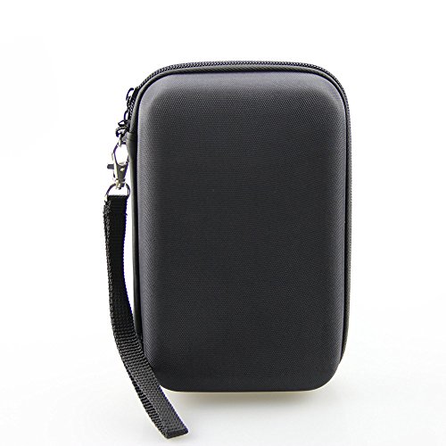 Funda para Nintendo Switch - Bolsa de goma EVA Rígida Case de Chickwin en NEGRO para la Nintendo Switch y sus Accesorios + protector de la pantalla * 1 (10 Cartuchos de juego)