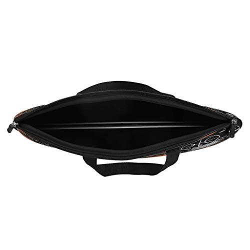 Funda para ordenador portátil de baloncesto con impresión de balón de fútbol, impermeable, de neopreno, para amigos y familia