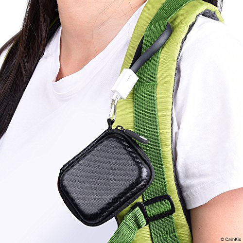 Funda Protectora para Trezor One Bitcoin/Billetera criptomoneda Que Incluye Correa USB para Transporte, alimentación y Transferencia de Datos – De Nylon Duradera con Bolsillo de Malla